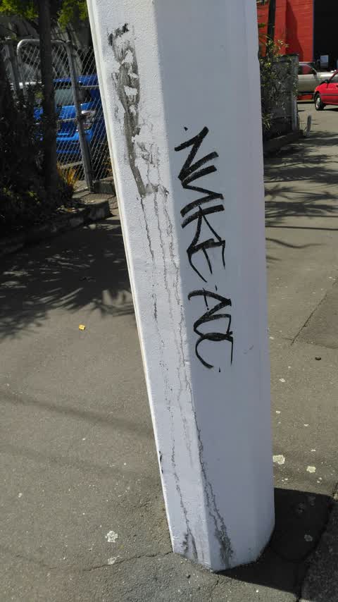 Graffiti, a report photo
