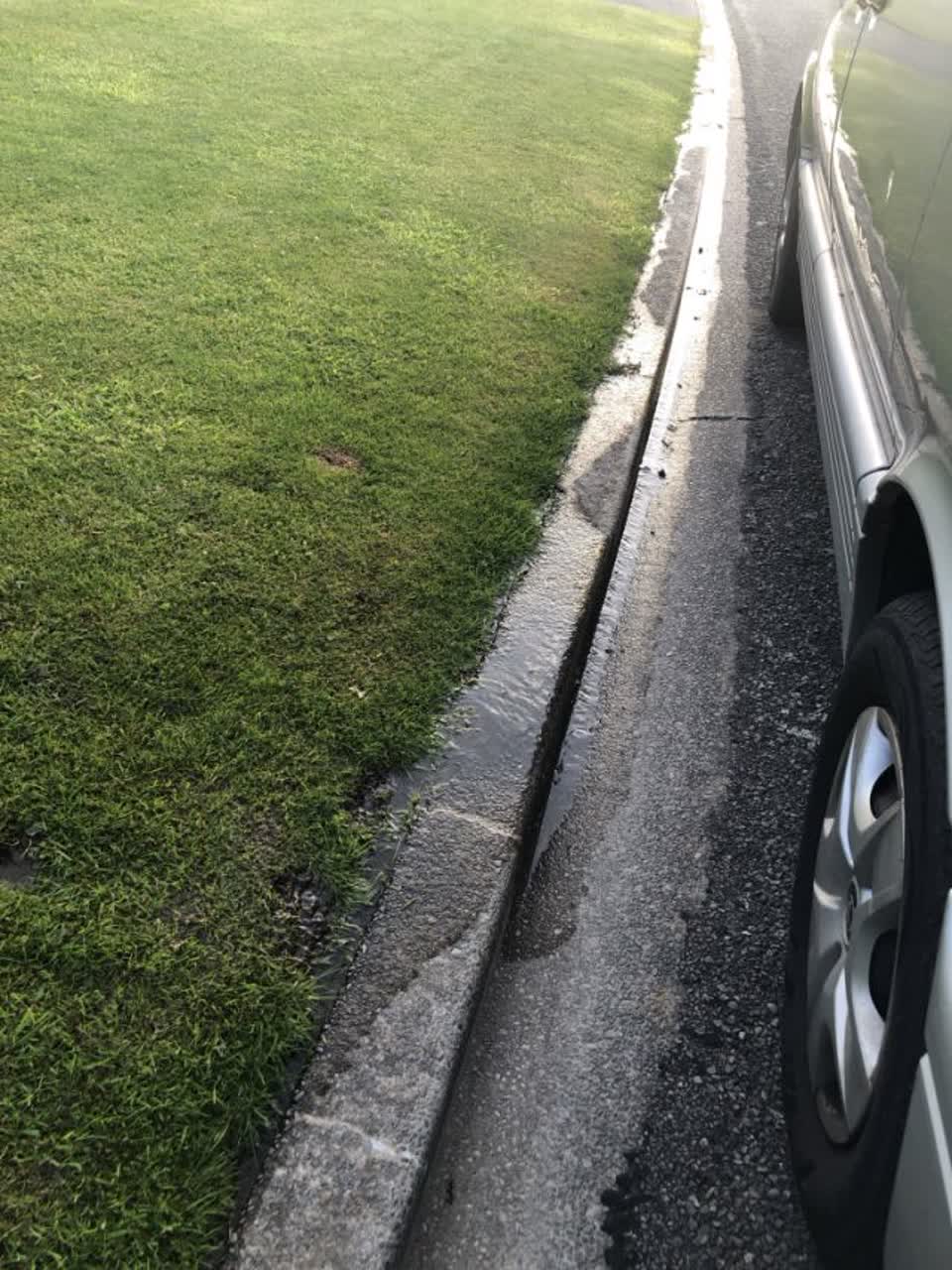 The photograph attached to this water supply report