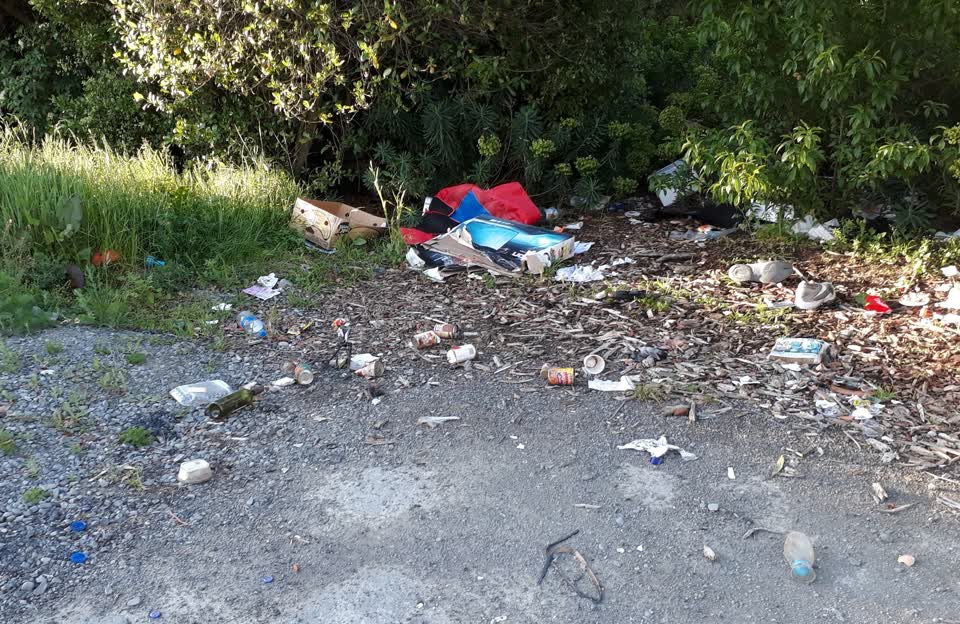 The photograph attached to this rubbish/recycling report