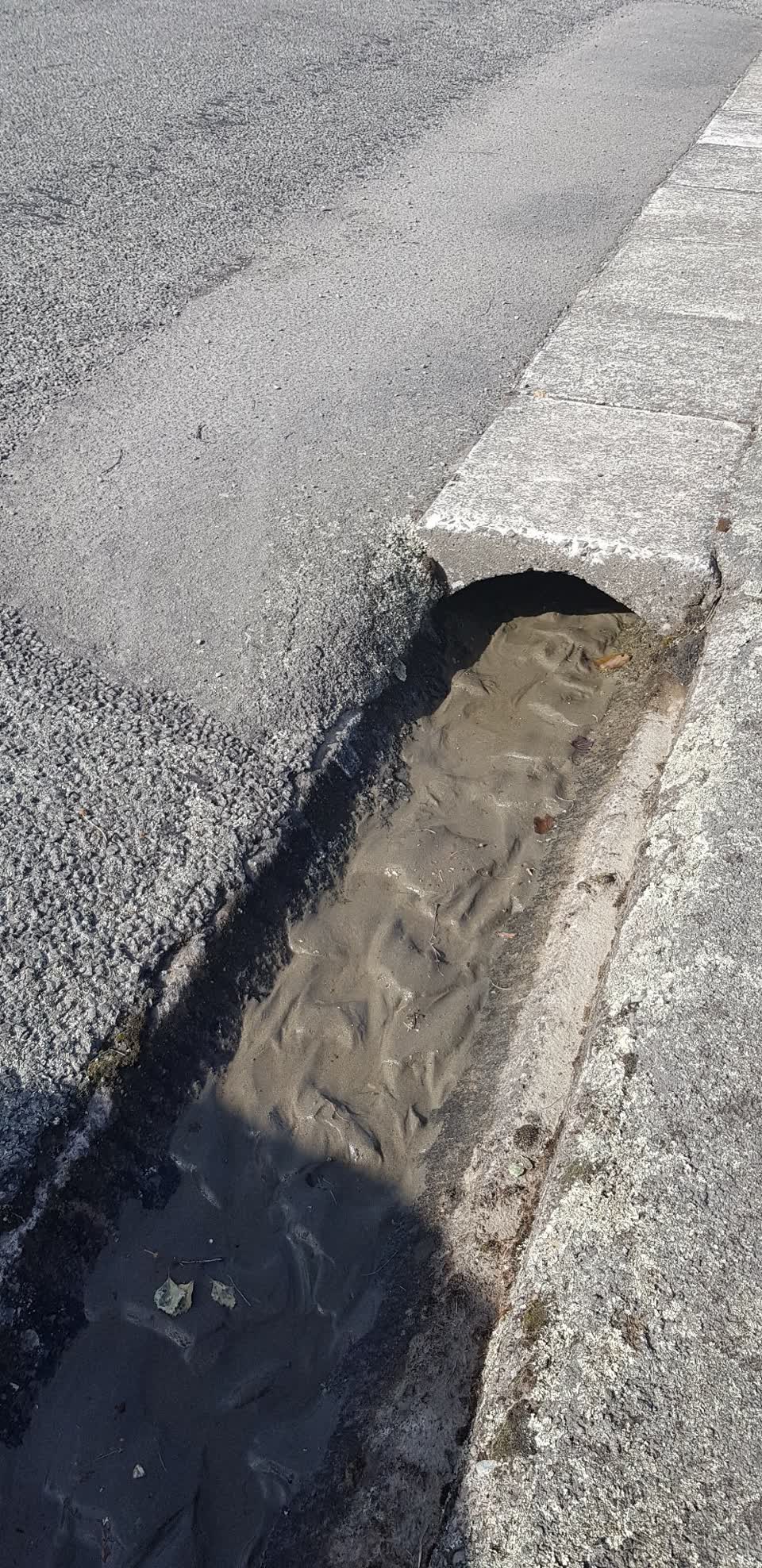 The photograph attached to this wastewater/stormwater report