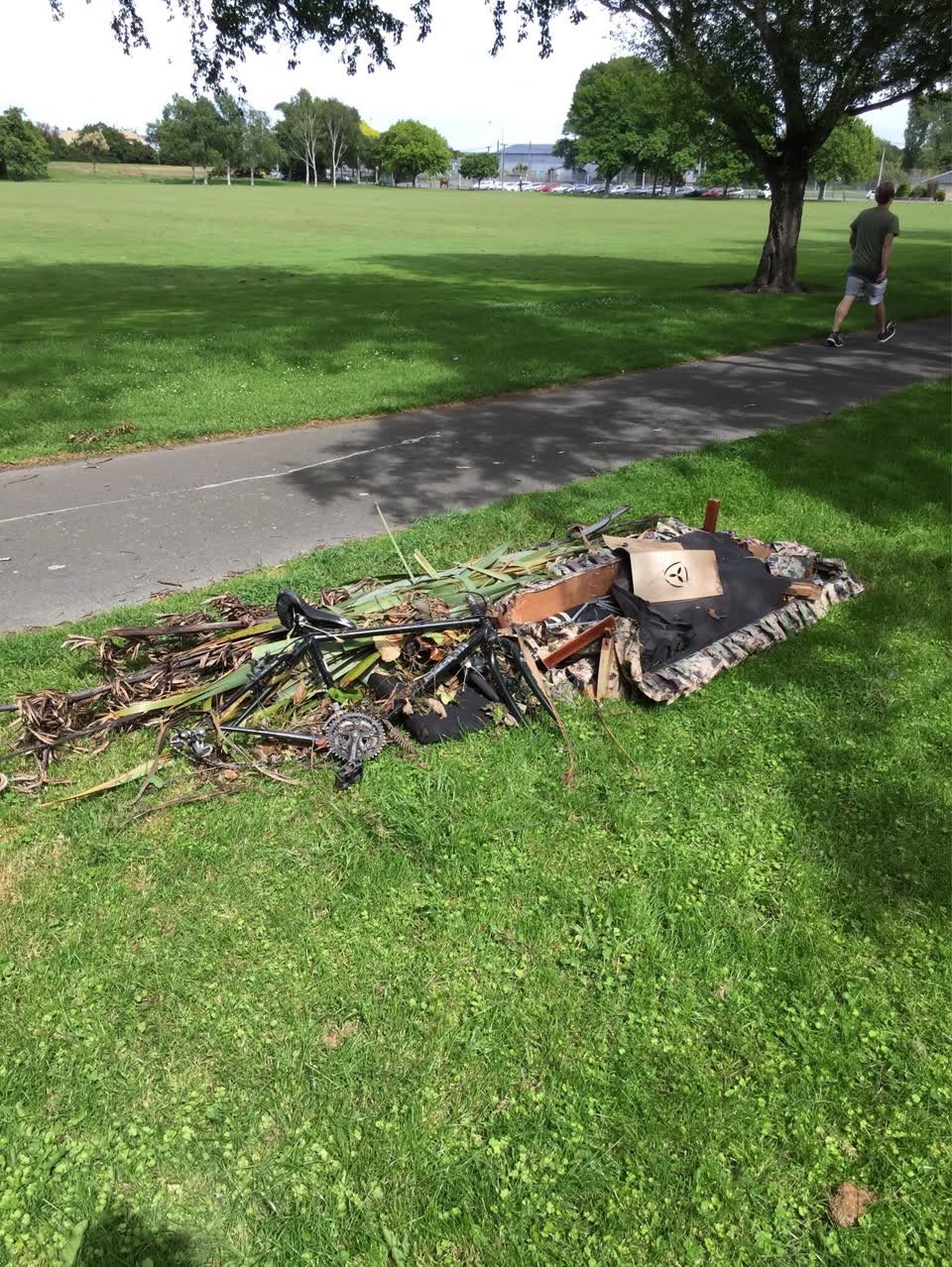 The photograph attached to this parks report
