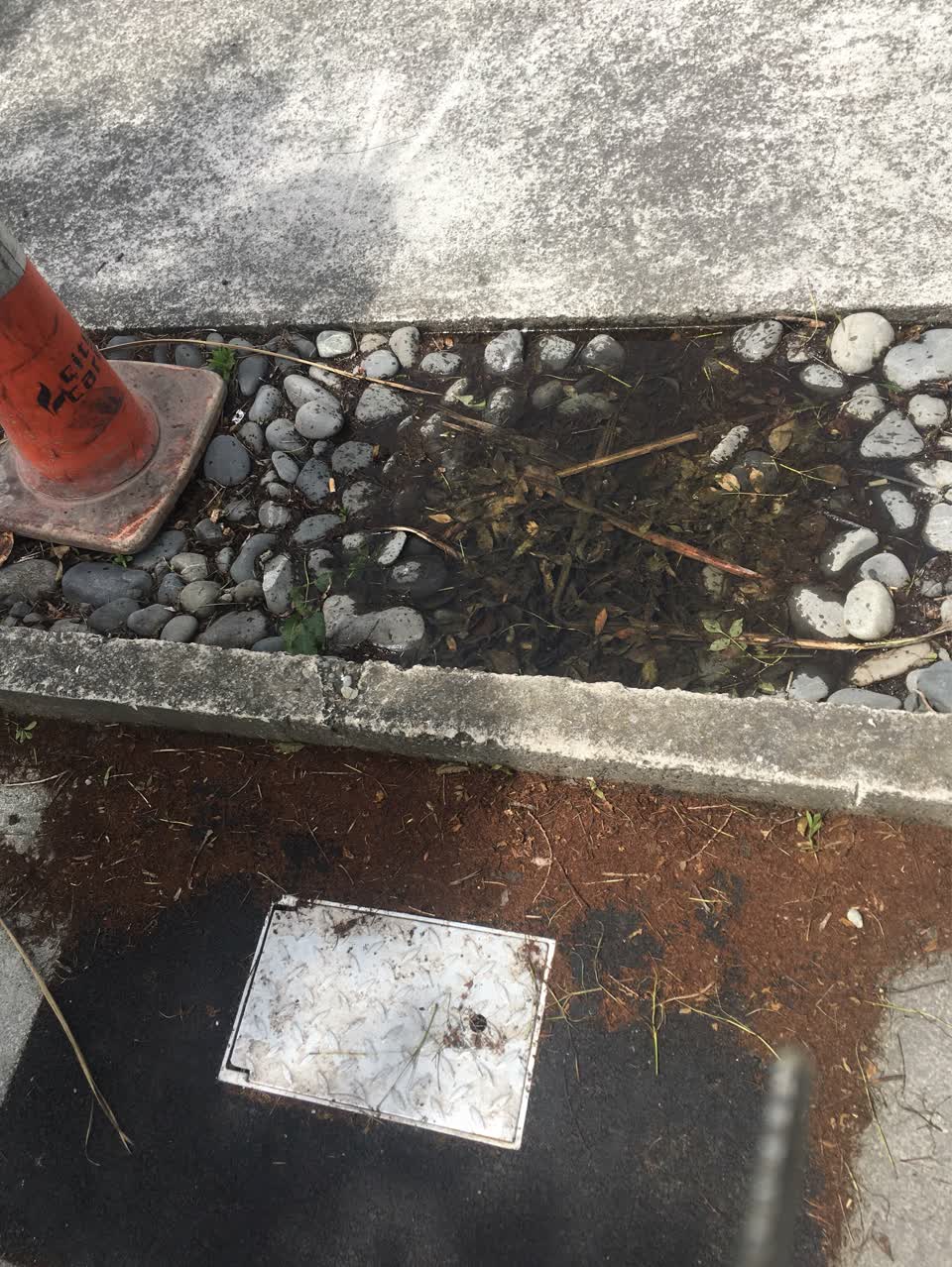 The photograph attached to this wastewater/stormwater report