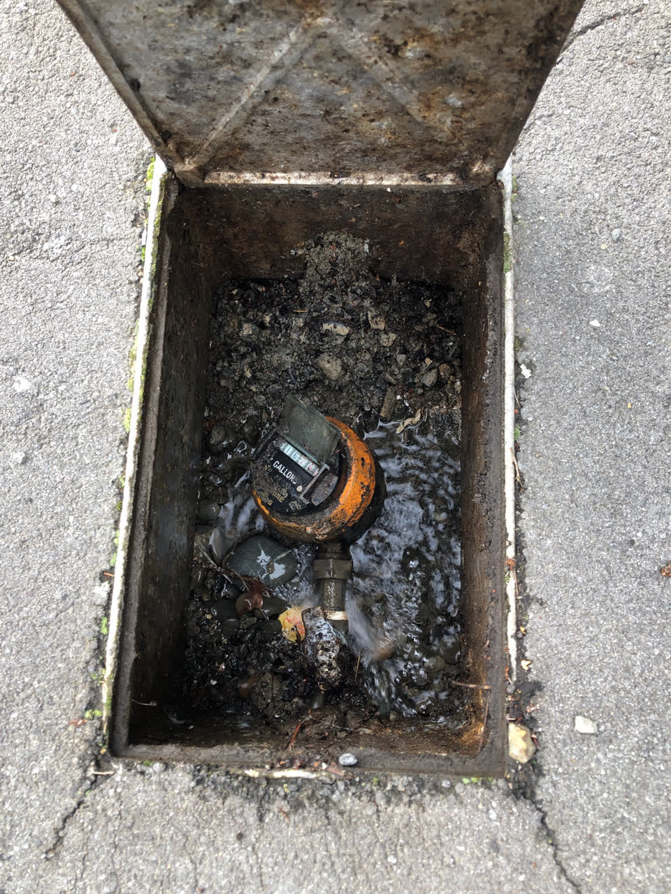 The photograph attached to this water supply report