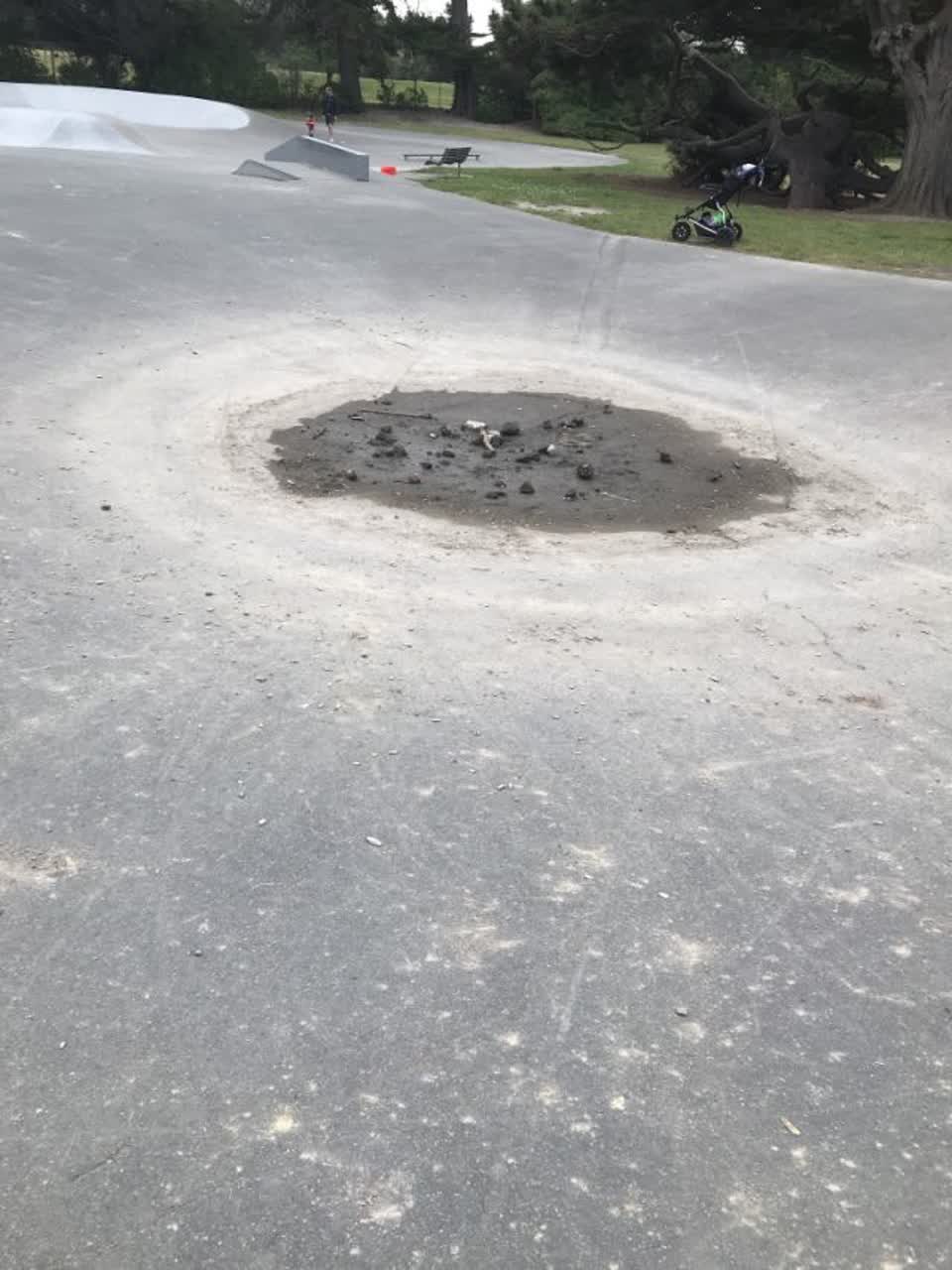 The photograph attached to this wastewater/stormwater report