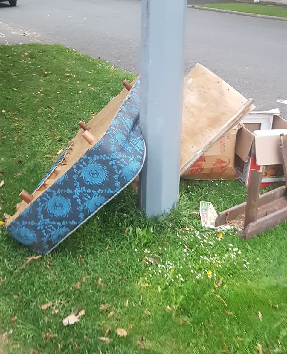The photograph attached to this rubbish/recycling report