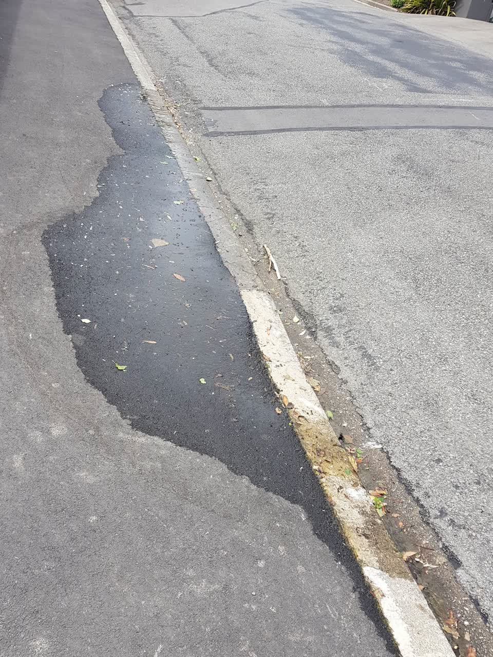 The photograph attached to this wastewater/stormwater report