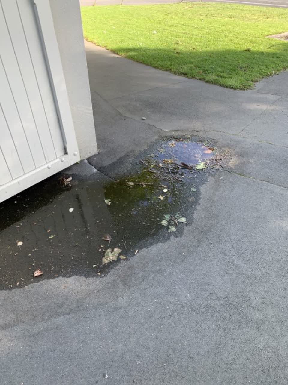 The photograph attached to this water supply report