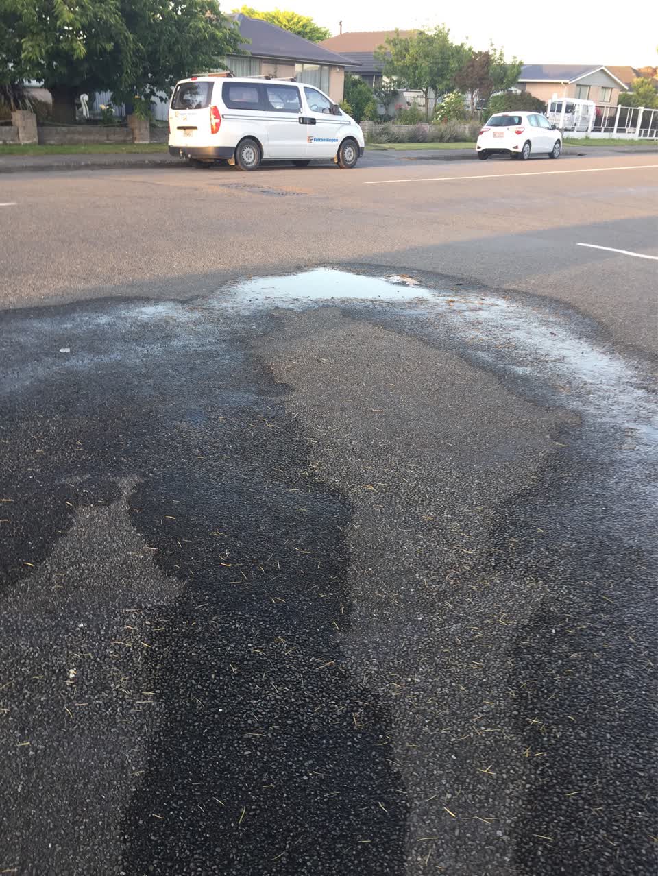 The photograph attached to this water supply report