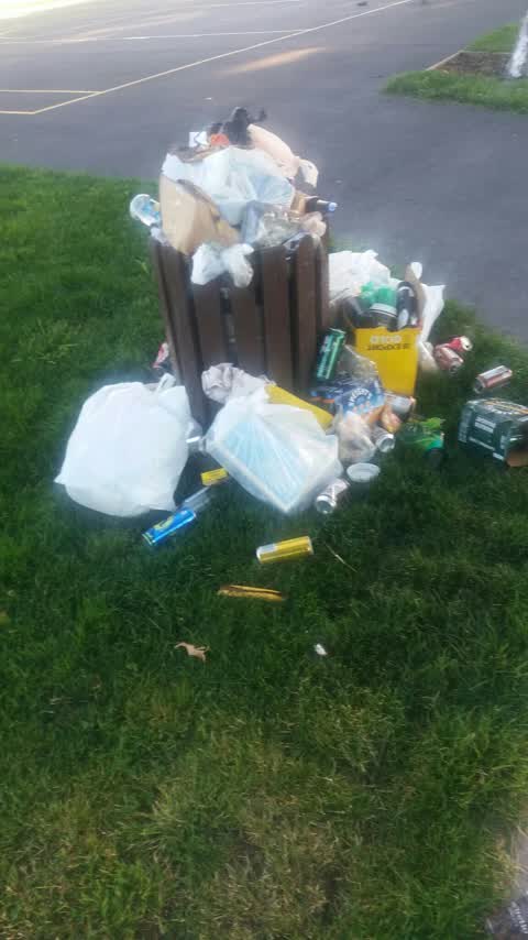 Rubbish/Recycling — a report photo
