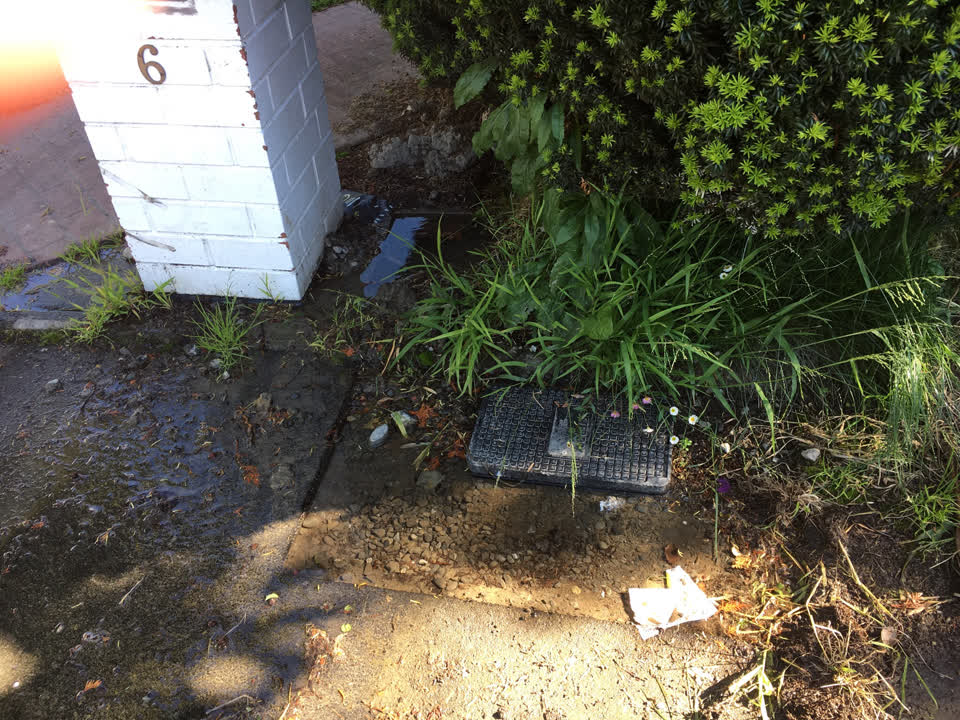 The photograph attached to this water supply report