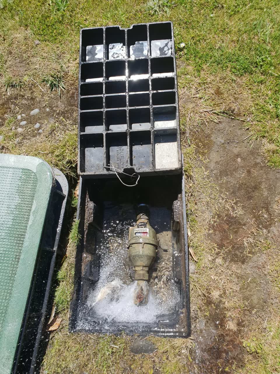 The photograph attached to this water supply report
