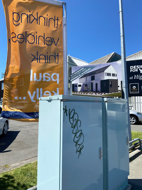 Graffiti, a report photo