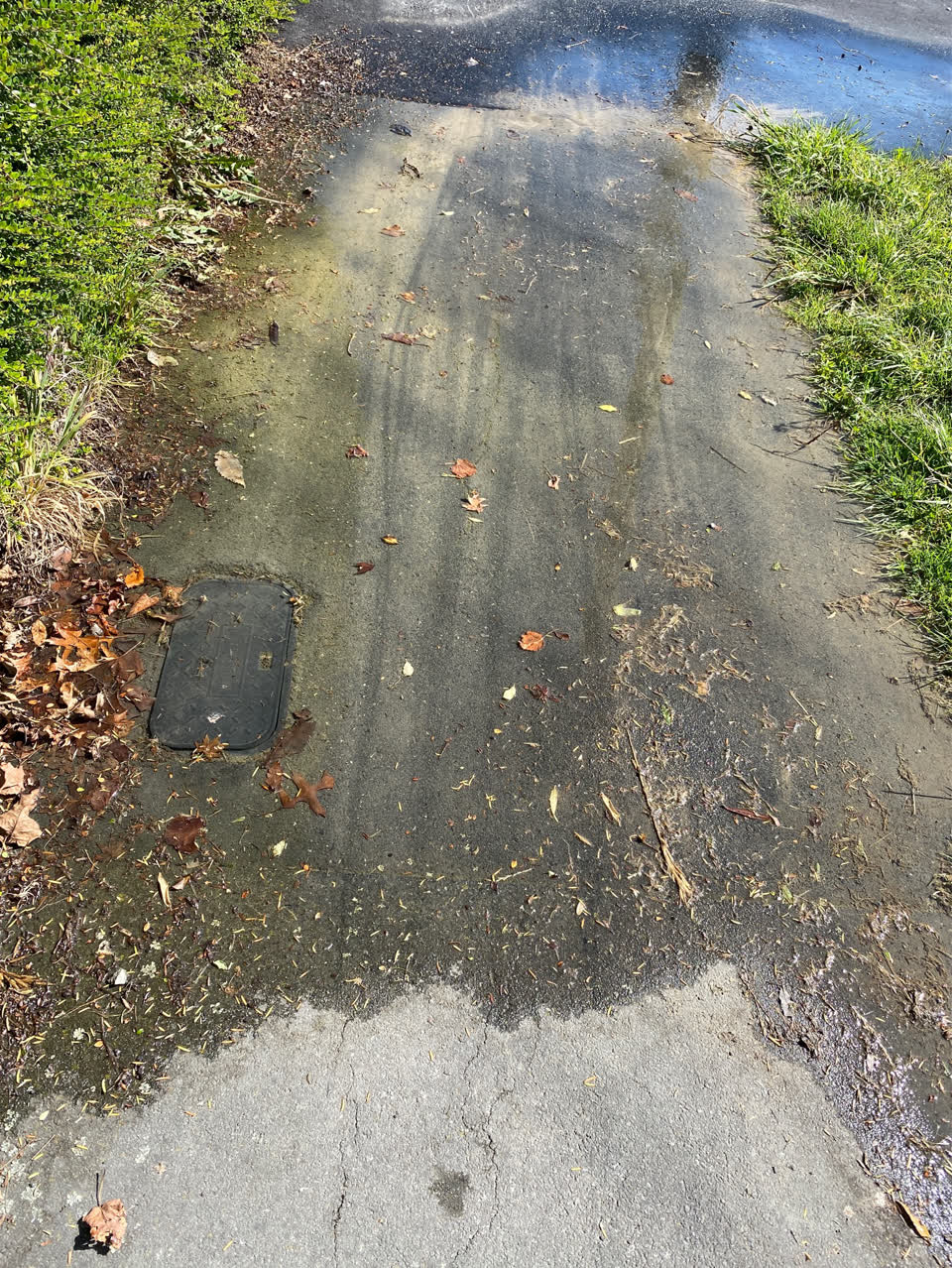 The photograph attached to this water supply report