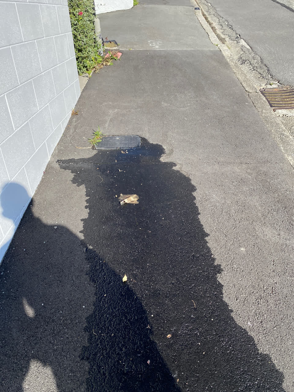 The photograph attached to this flooding report