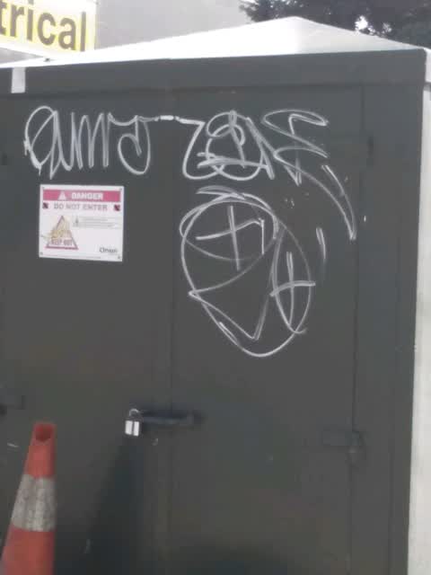 Graffiti, a report photo