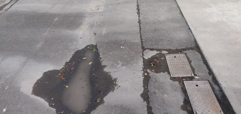 The photograph attached to this wastewater/stormwater report