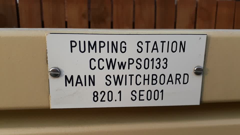 The photograph attached to this wastewater/stormwater report
