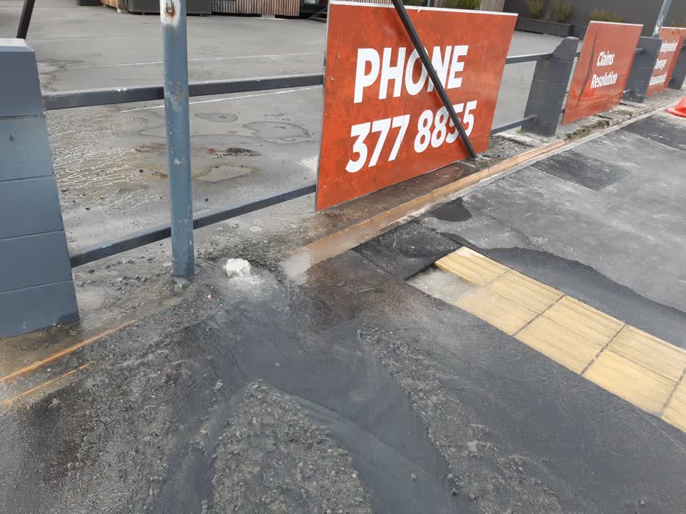 The photograph attached to this water supply report