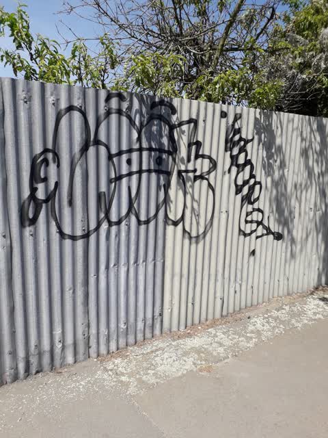 Graffiti, a report photo