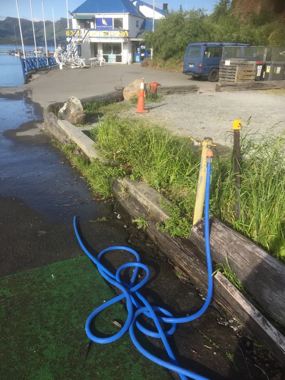 The photograph attached to this water supply report