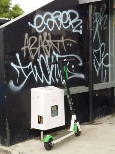 Graffiti, a report photo