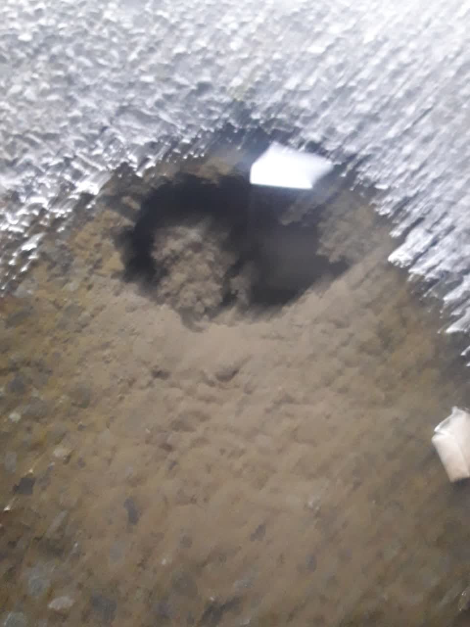 The photograph attached to this wastewater/stormwater report