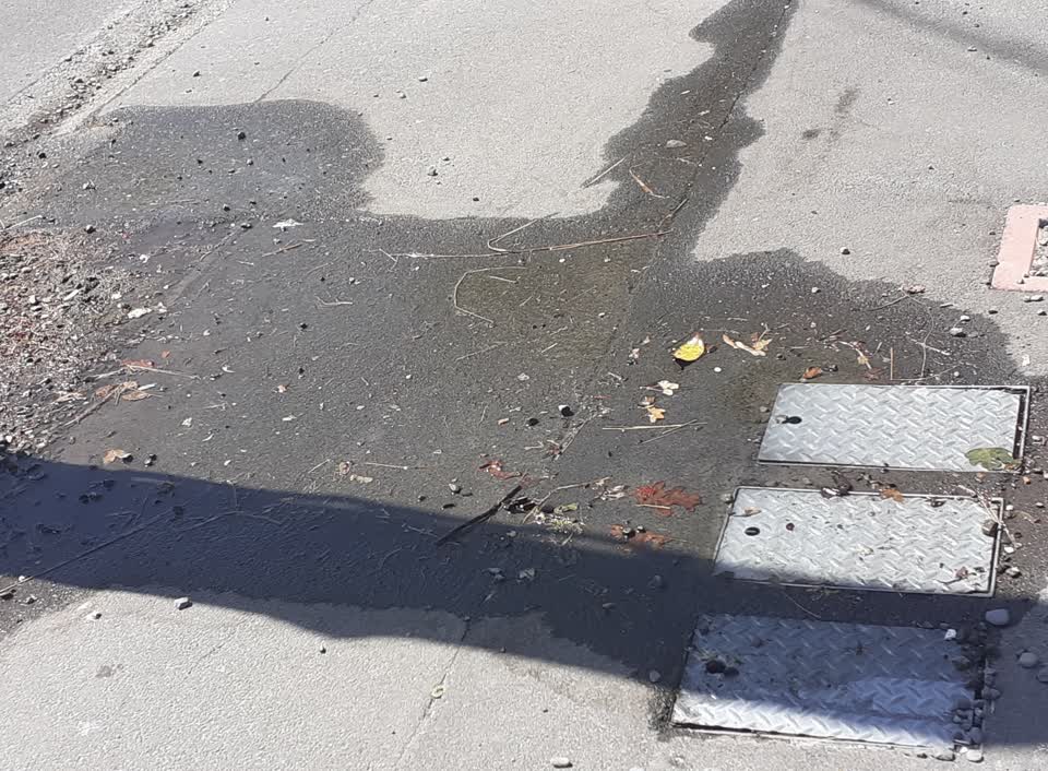 The photograph attached to this water supply report