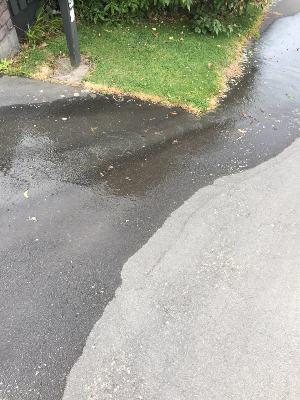 The photograph attached to this water supply report