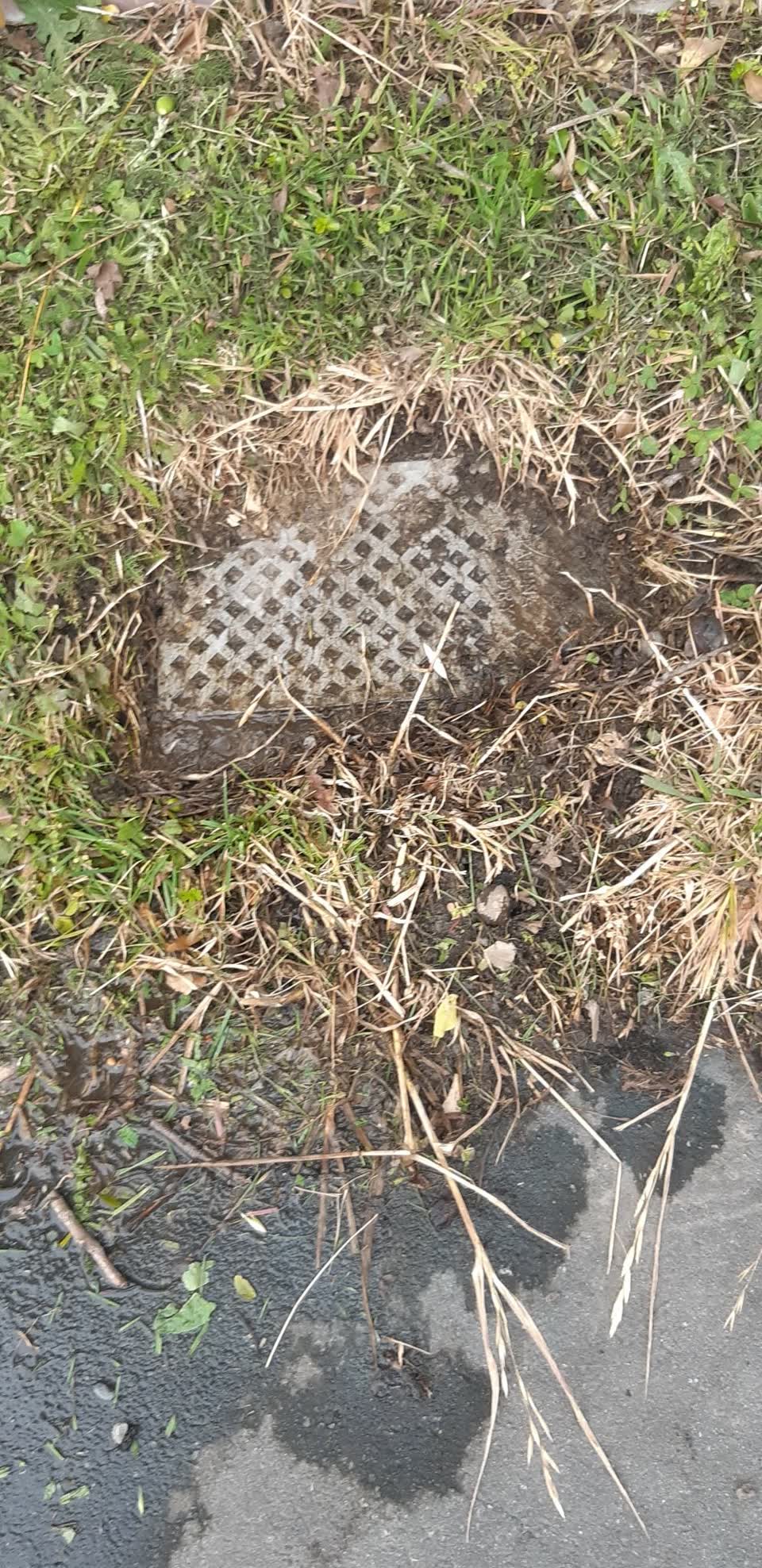 The photograph attached to this flooding report