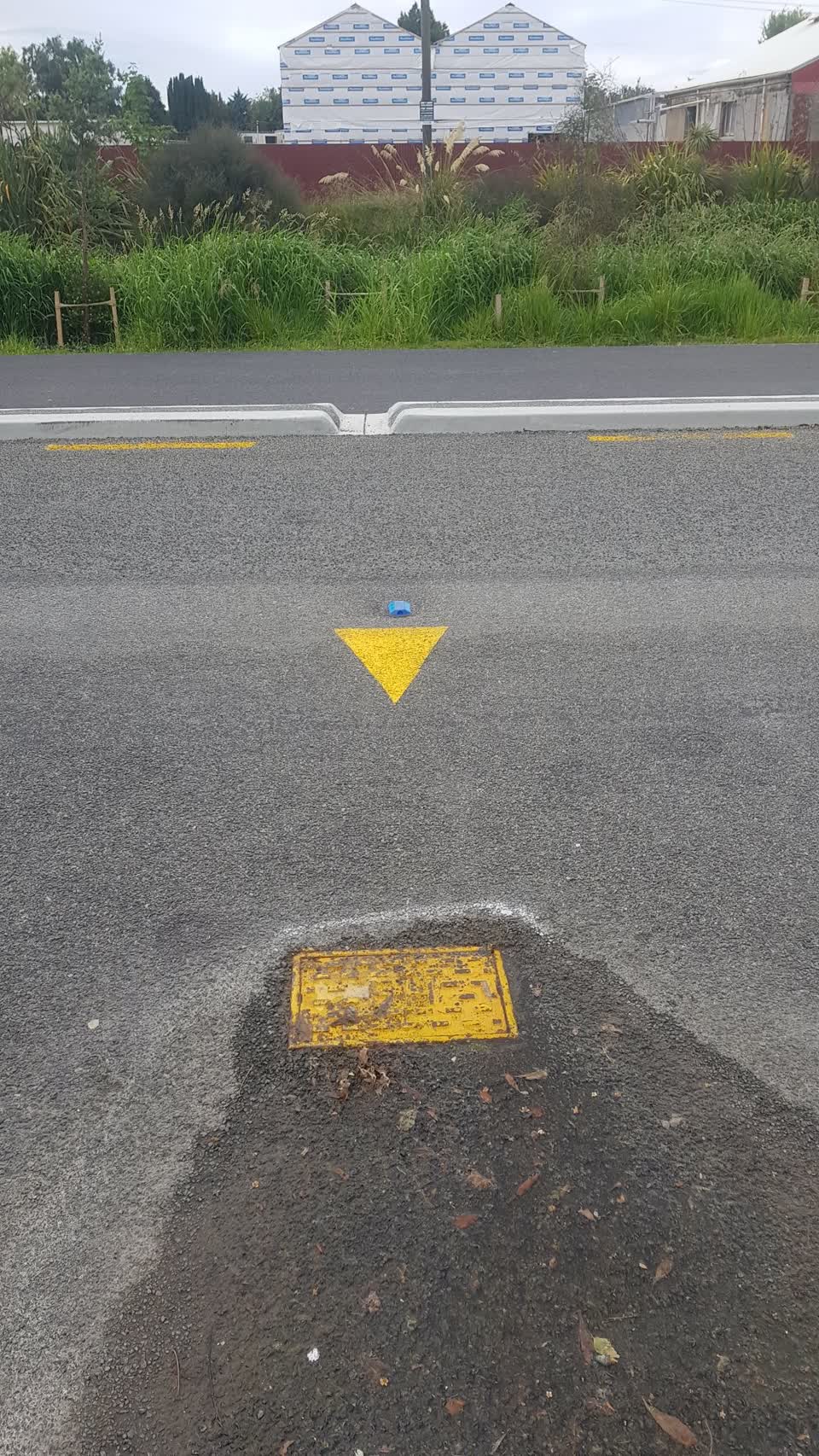 The photograph attached to this flooding report