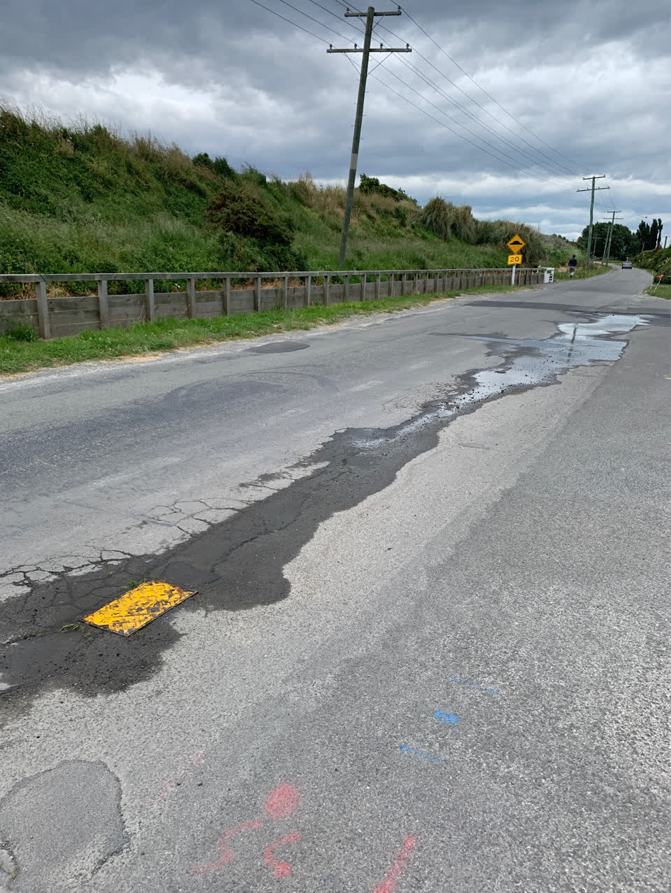 The photograph attached to this water supply report