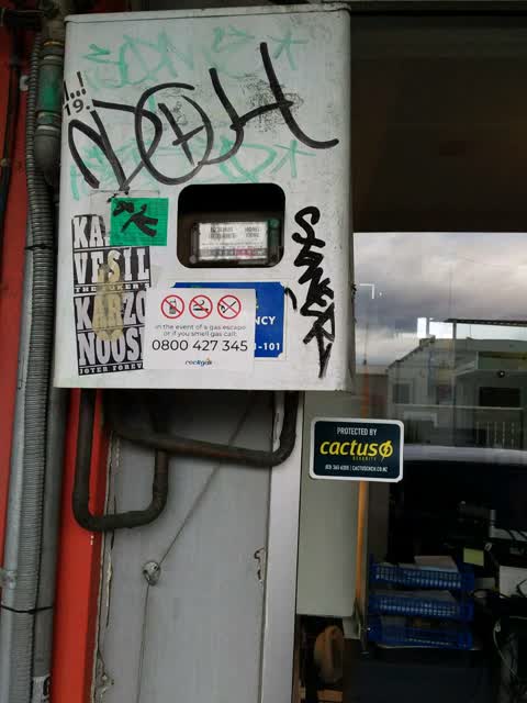 Graffiti, a report photo
