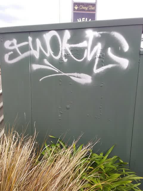 Graffiti, a report photo