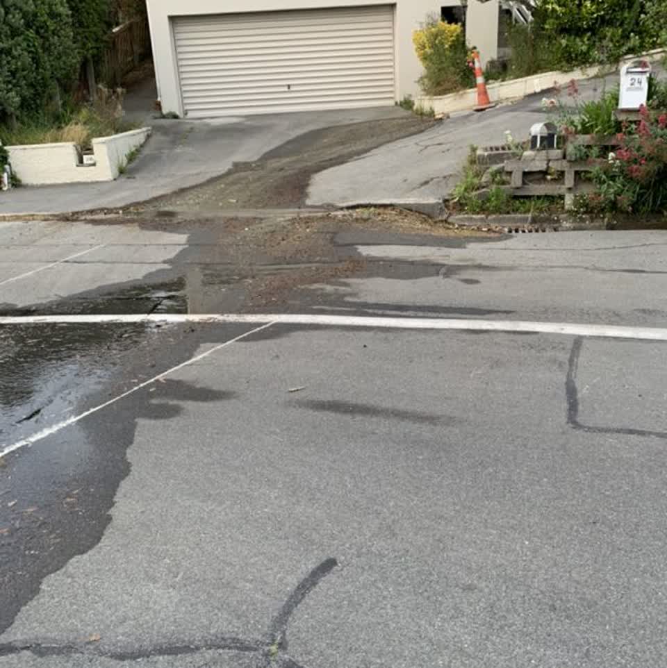 The photograph attached to this water supply report