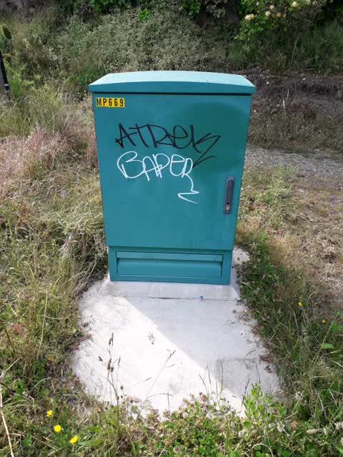 Graffiti, a report photo