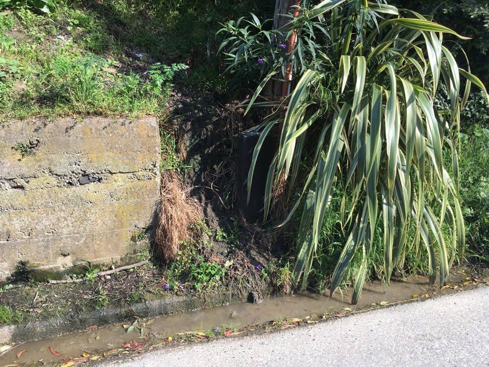 The photograph attached to this wastewater/stormwater report