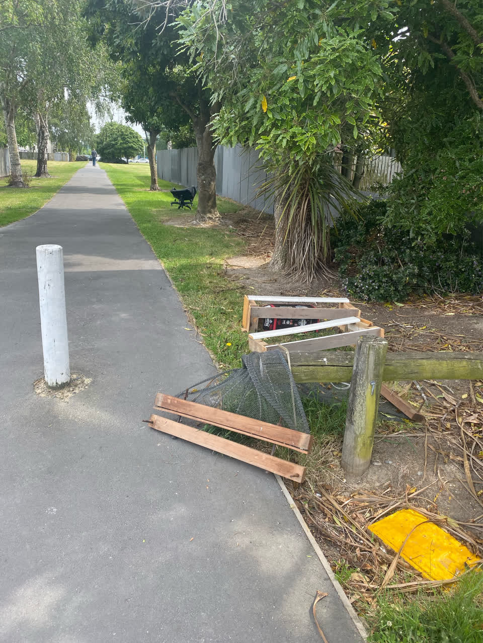 The photograph attached to this parks report