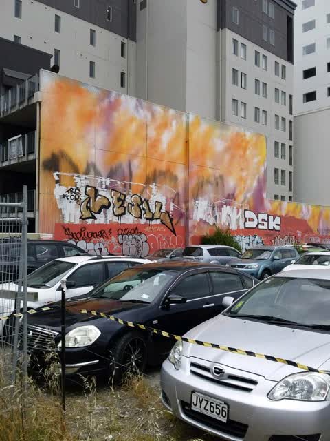 Graffiti, a report photo