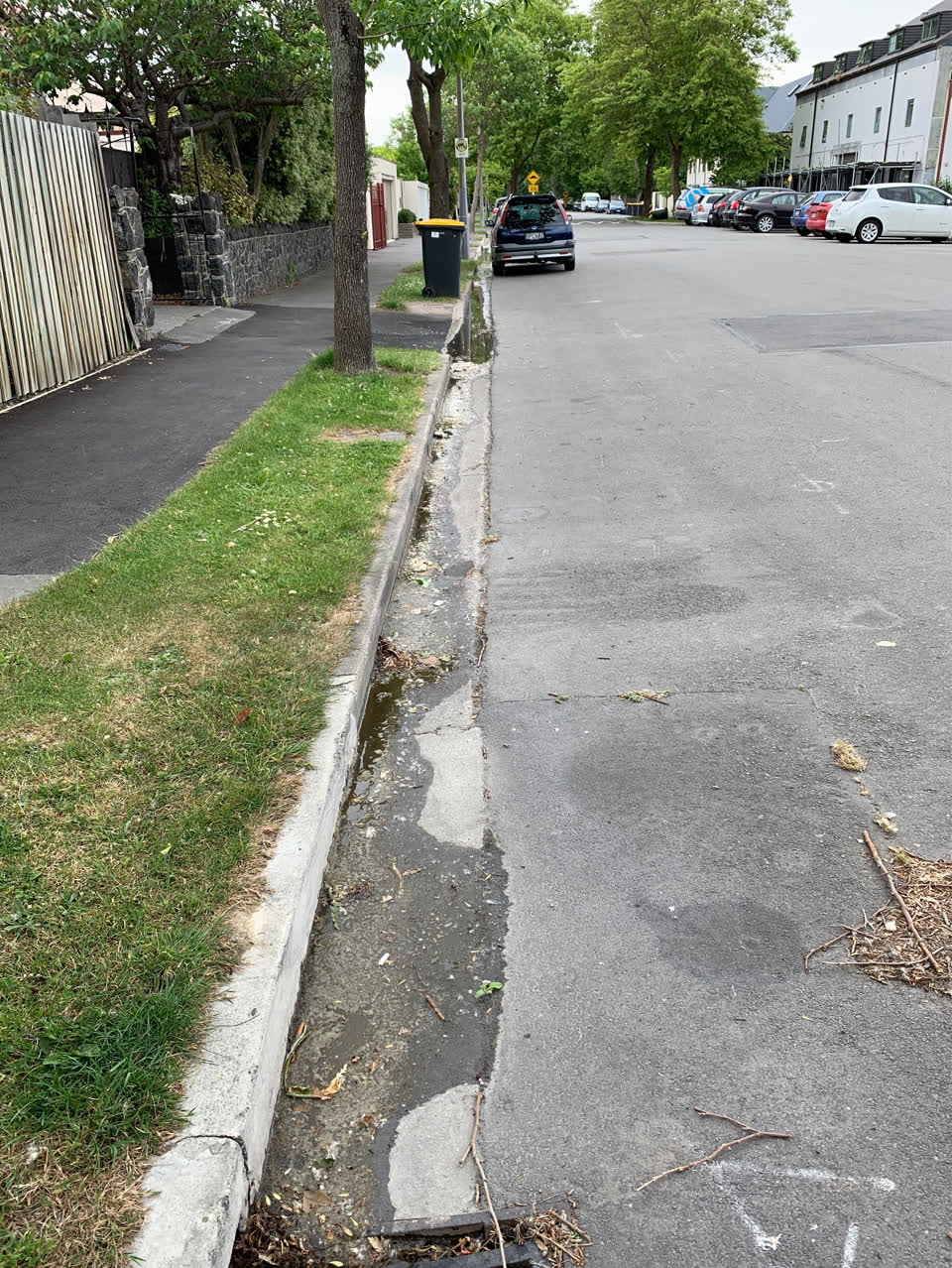 The photograph attached to this wastewater/stormwater report