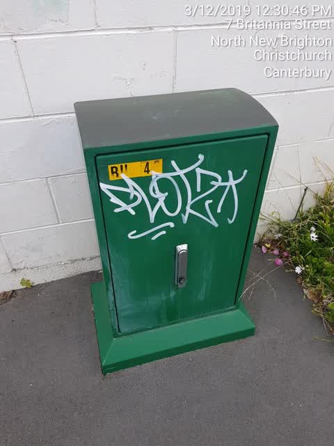 Graffiti, a report photo