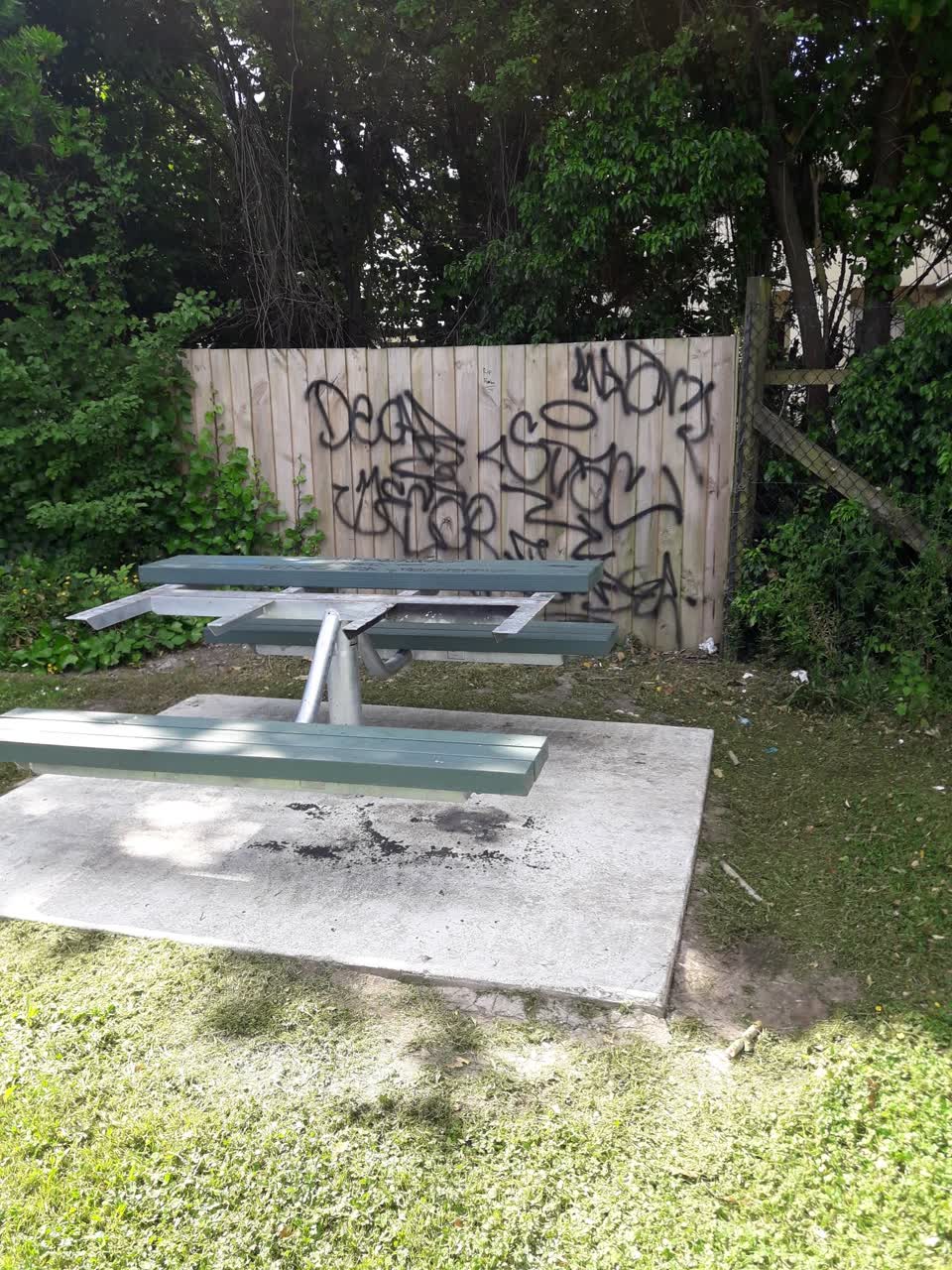 The photograph attached to this parks report