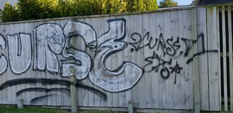 Graffiti, a report photo