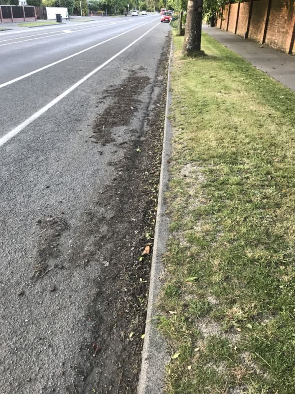 The photograph attached to this wastewater/stormwater report