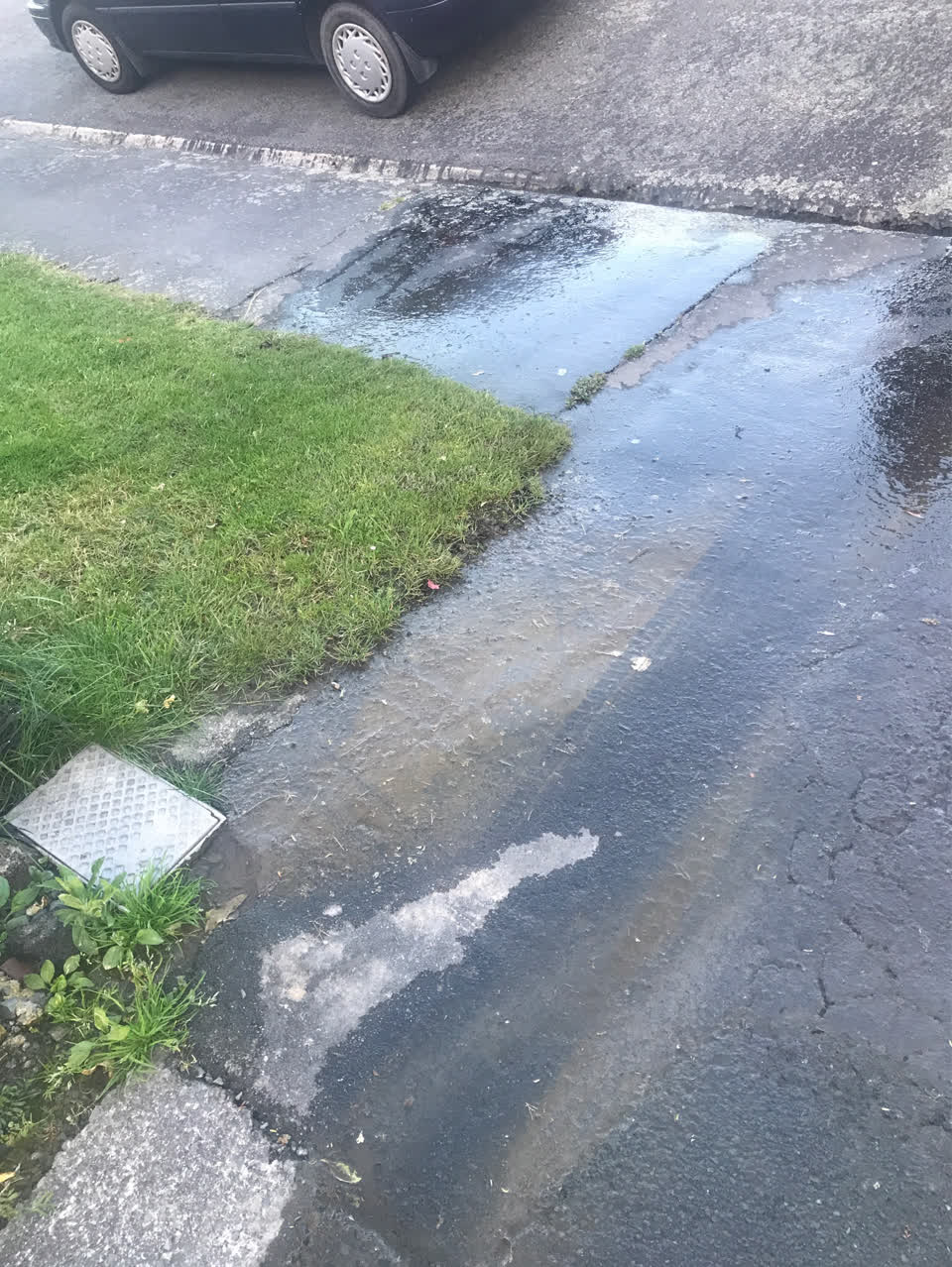 The photograph attached to this wastewater/stormwater report