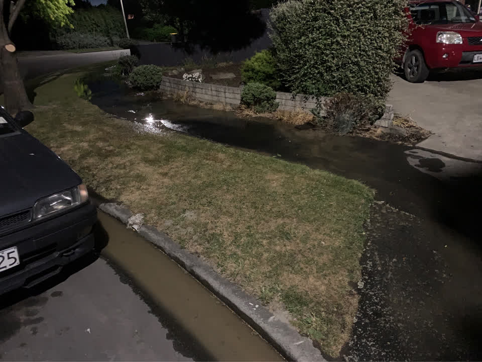 The photograph attached to this water supply report