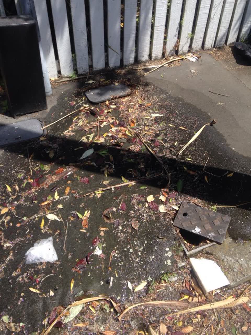 The photograph attached to this wastewater/stormwater report