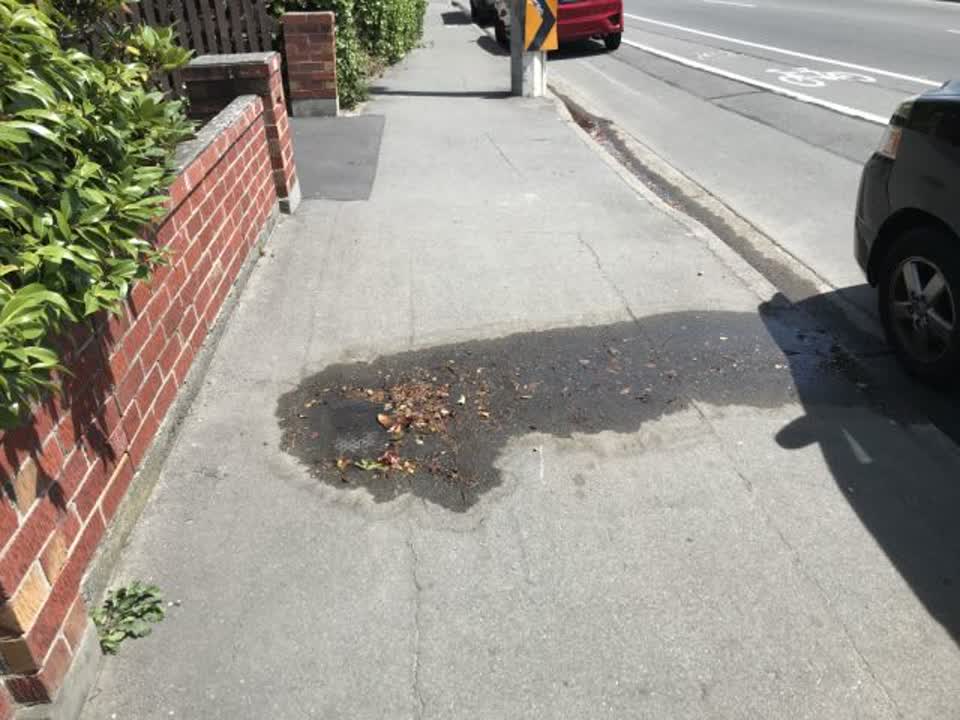 The photograph attached to this water supply report