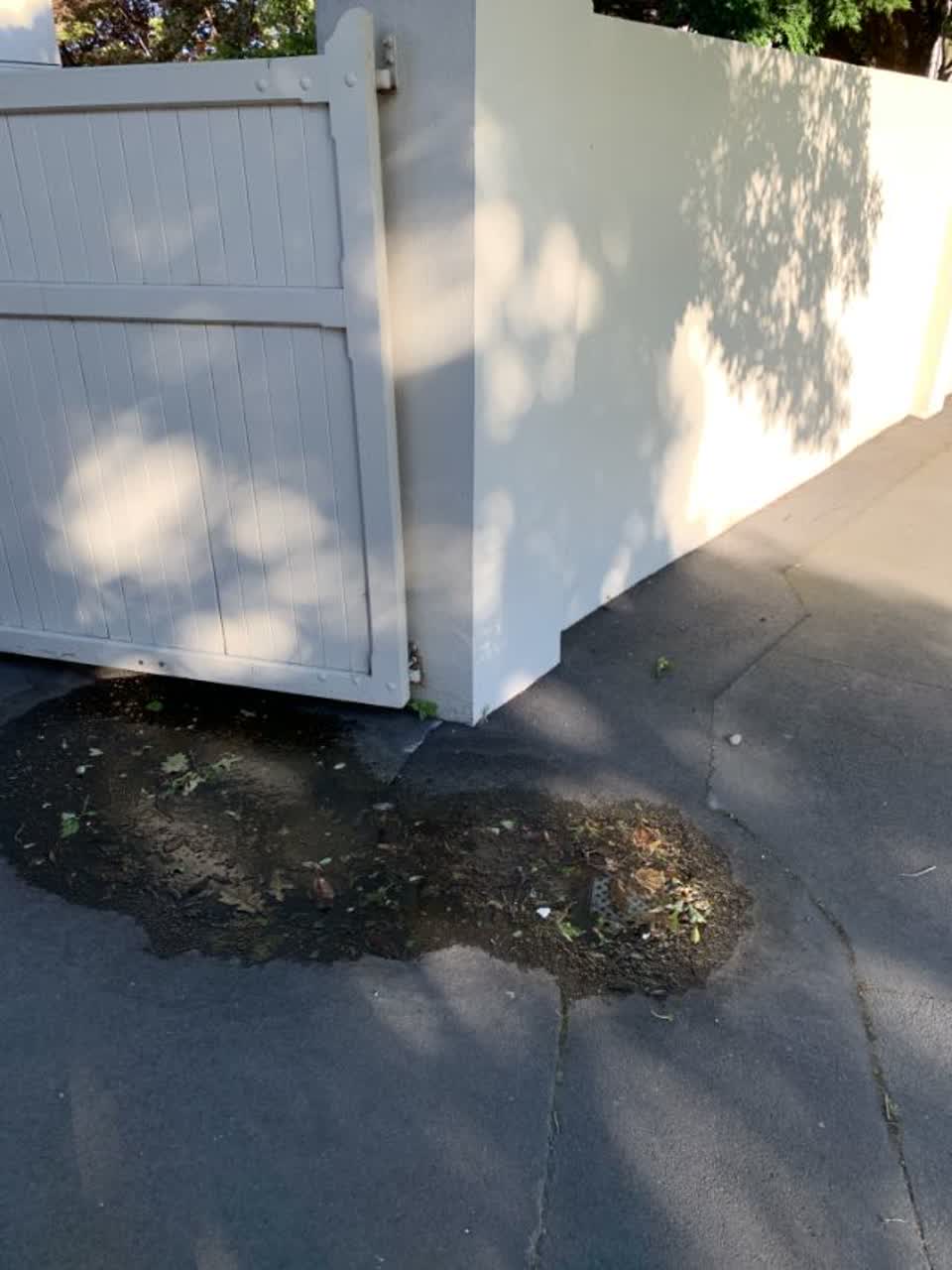 The photograph attached to this water supply report