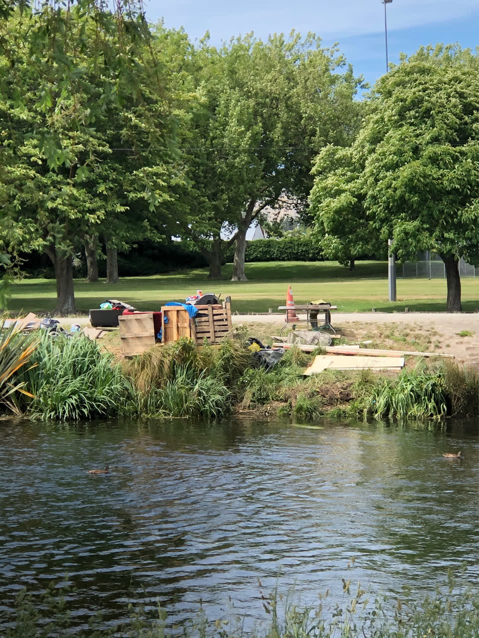 The photograph attached to this parks report