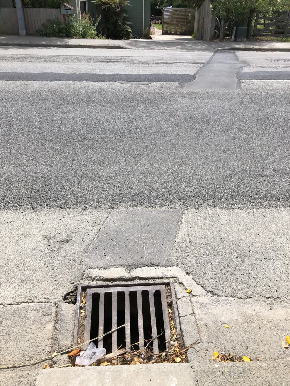 The photograph attached to this wastewater/stormwater report
